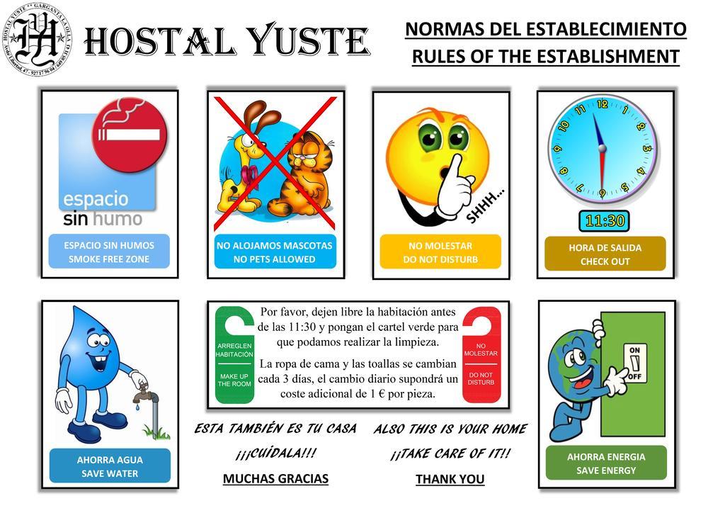 Hostal Yuste Garganta la Olla Exteriör bild